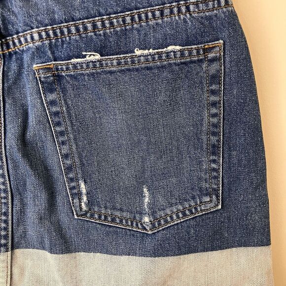 Reformation Revolve Ella Women Jean Mini Skirt Celtic Wash size 29/8/M MRSP $98 - Picture 5 of 14